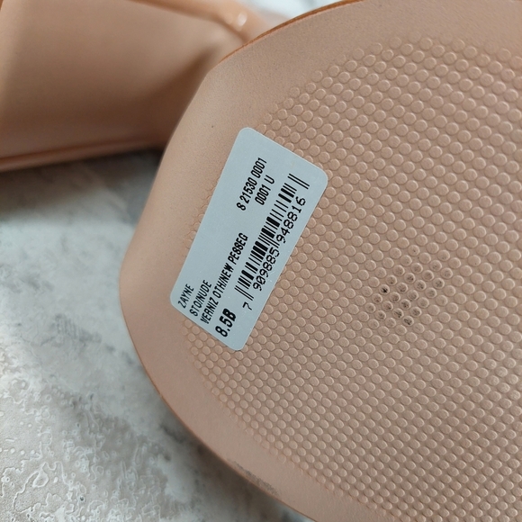 New Schutz Zayne New Pressego Tan Patent Leather Platform Mary Jane Pumps T34 - Picture 13 of 15